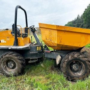 foto 6t dumper 4x4 otoč SPZ! Terex TA6
