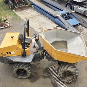 foto 6t dumper 4x4 otoč SPZ! Terex TA6