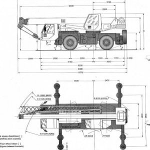 foto 30t/32m autojeřáb 4x4x4 Terex PPM ATT350